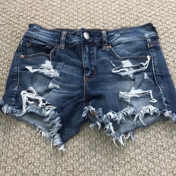 American Eagle Outfitters Pants - American Eagle denim destroyed shorts